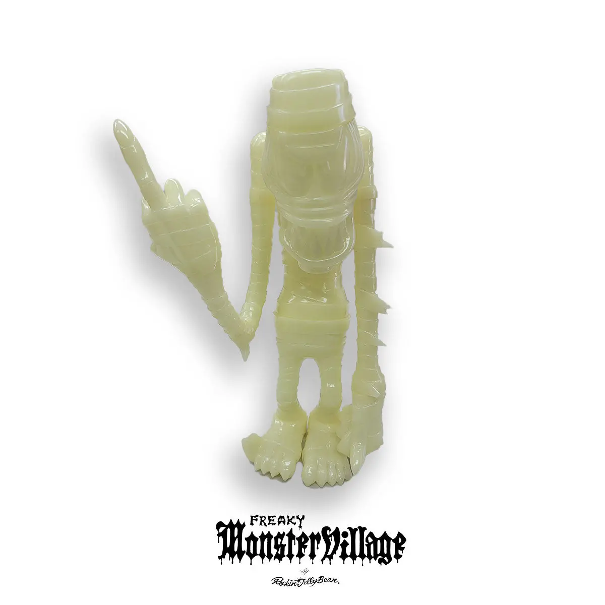 -Freaky Monsters Village- "Mummie Man" Soft Vinyl Toy 1