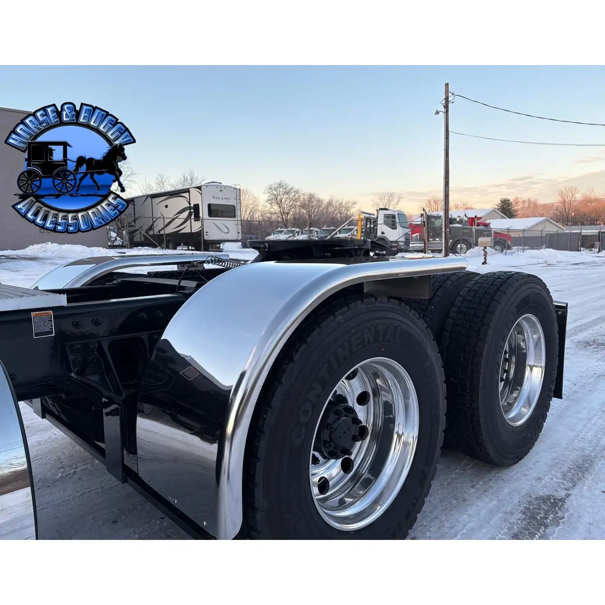 Hogebuilt 72" Half Fender Stainless Steel Pair #Ba505htt 1