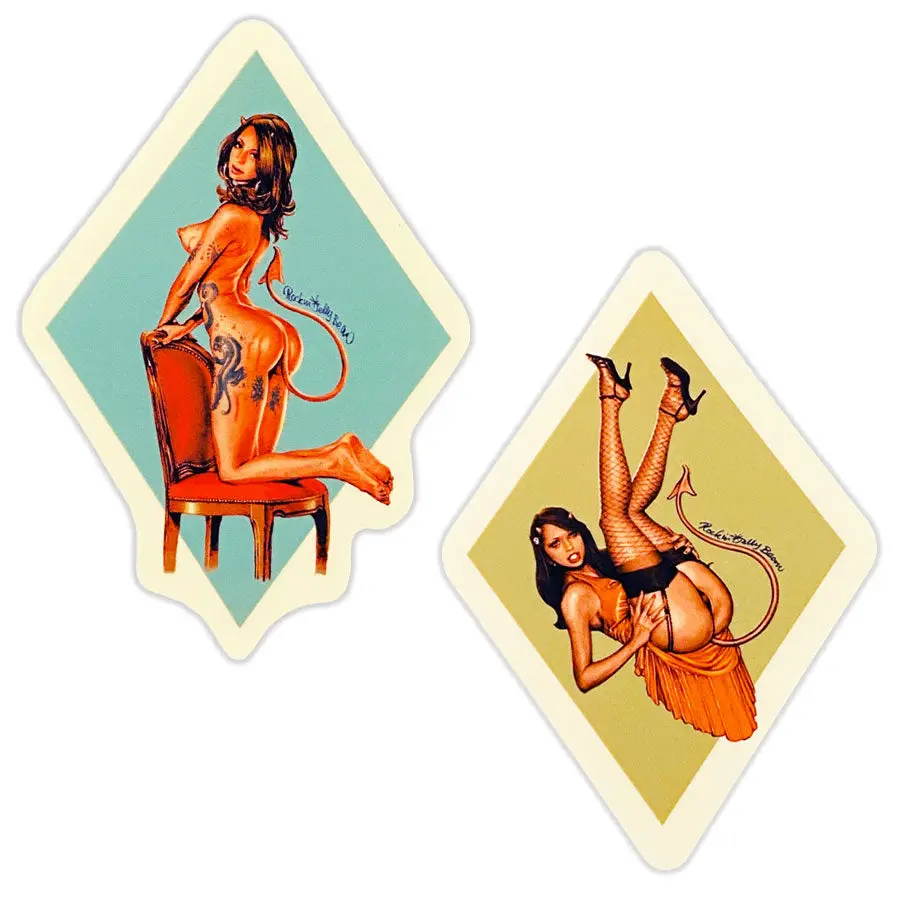 "Peeping Window" Sticker Set Of 2 1