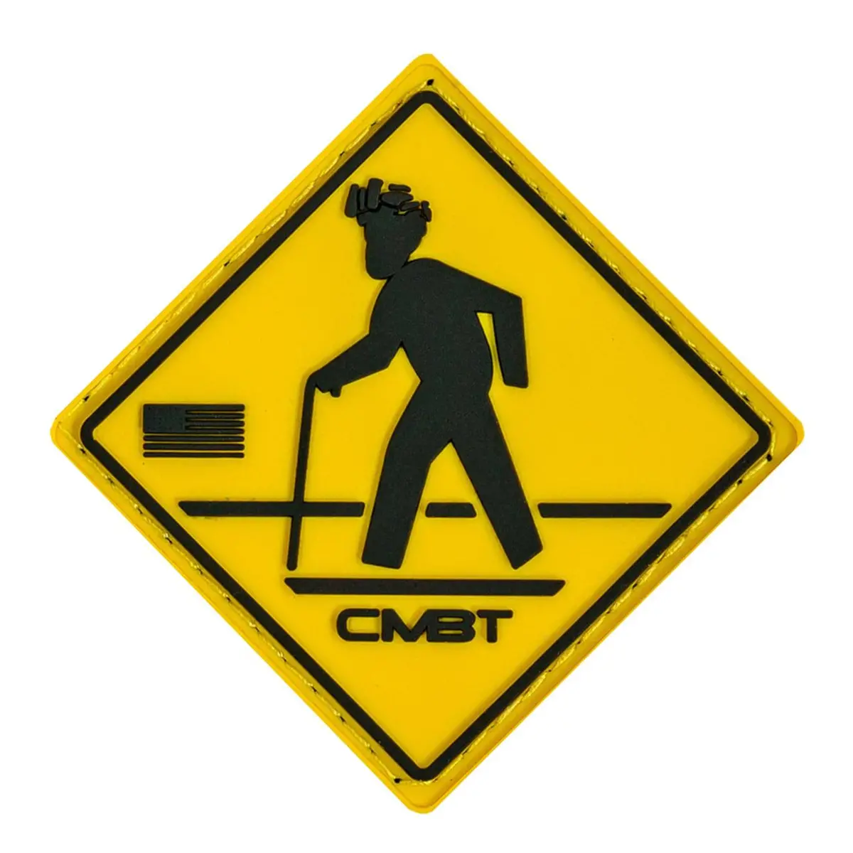 Old Man Operator Crossing Pvc Patch 1