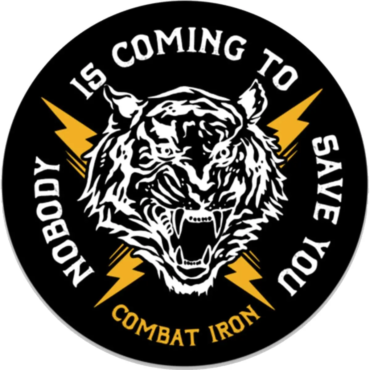 Nobody Is Coming To Save You Decal 1