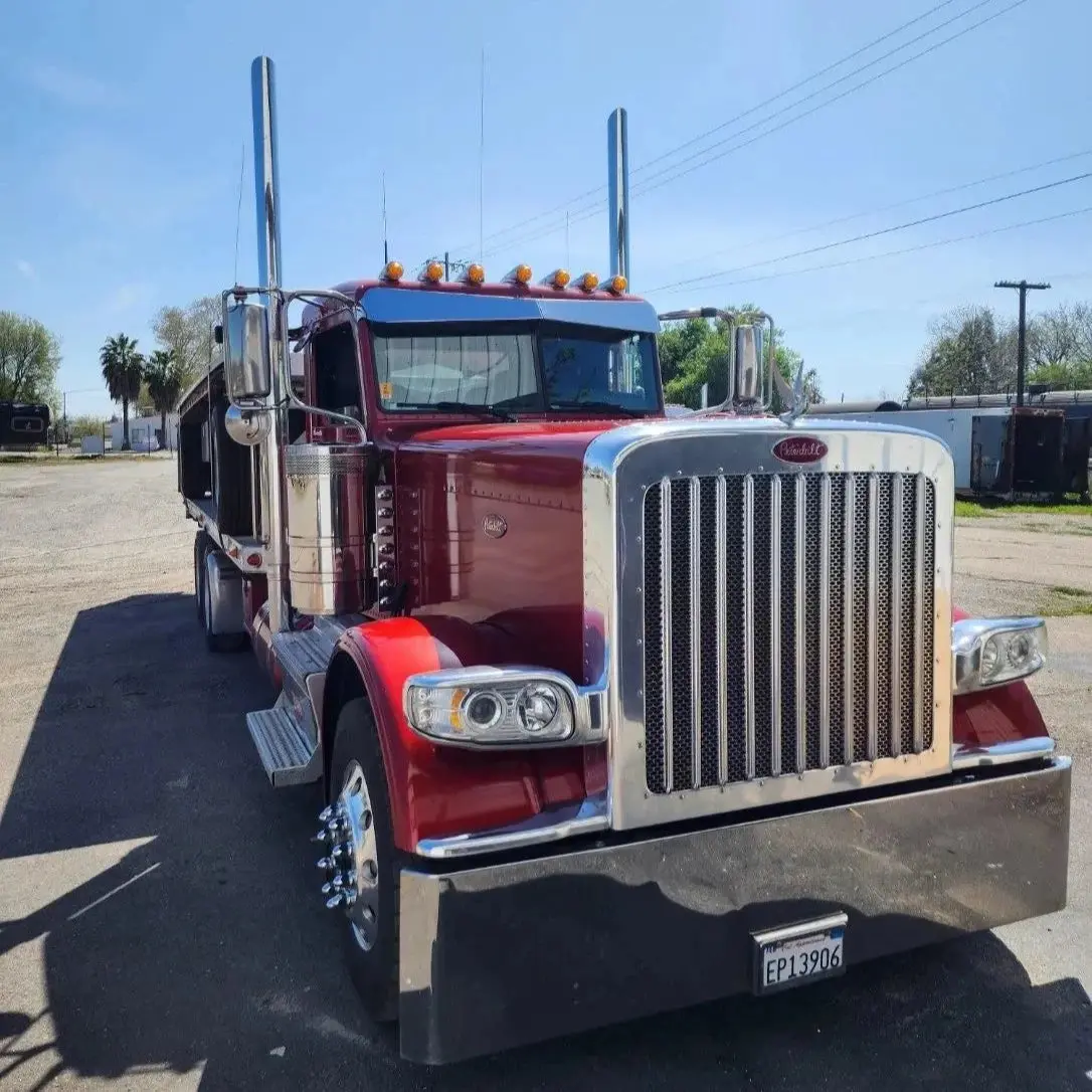 Rollin Low 9"X5" Peterbilt Visor (Bowtie) 304 Stainless #1055 1