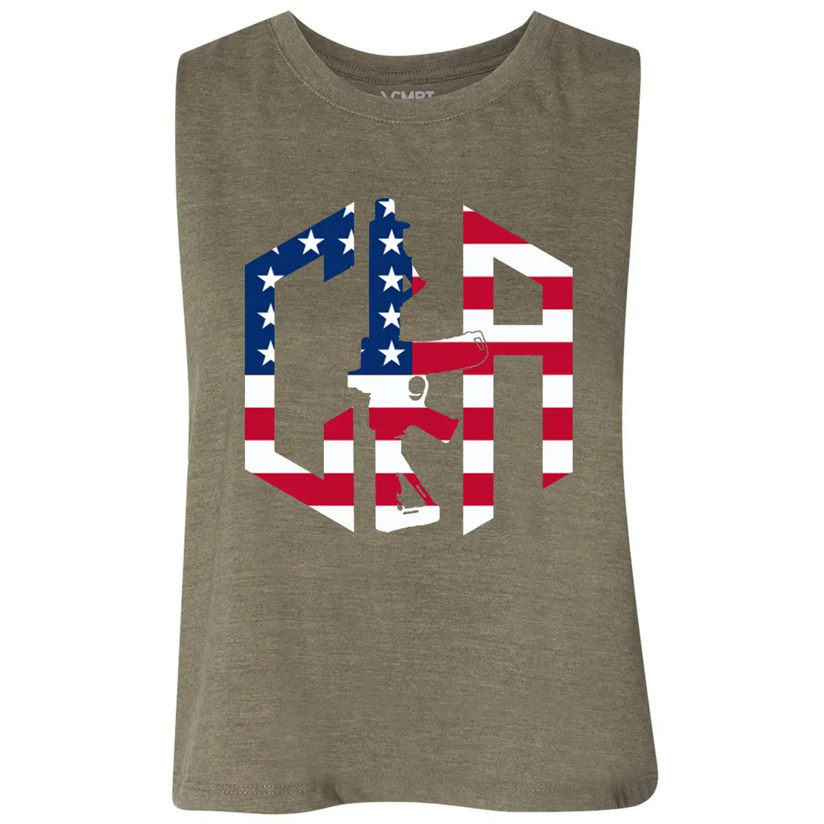 Cia Hex Usa Edition Flowy Crop Top 1