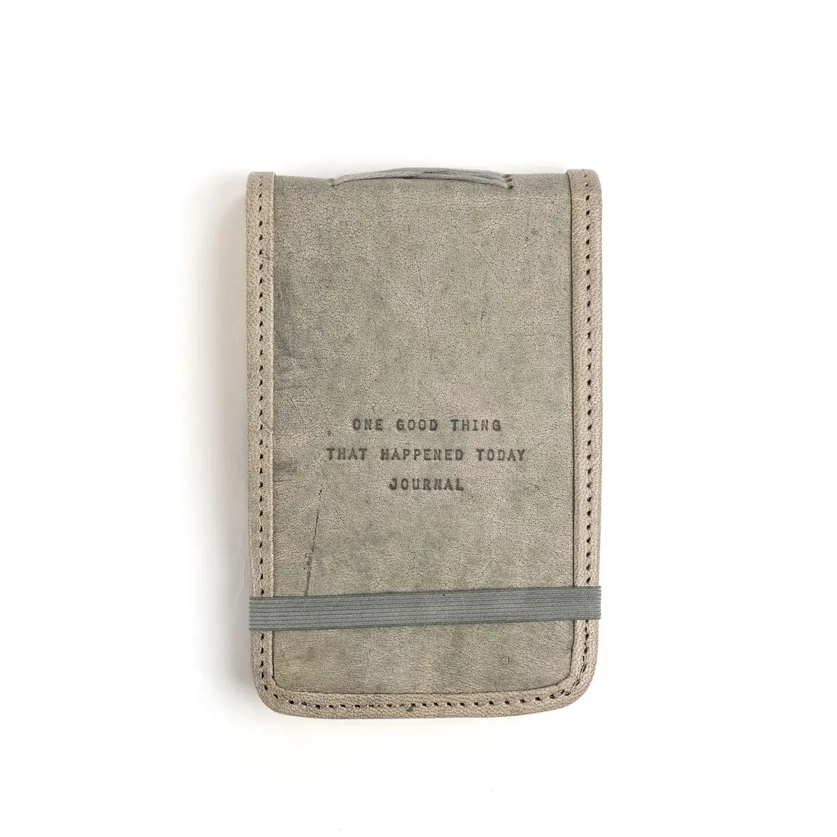 Mini One Good Thing That Happened Today Sage Leather Journal At Bourbon Cowgirl 1