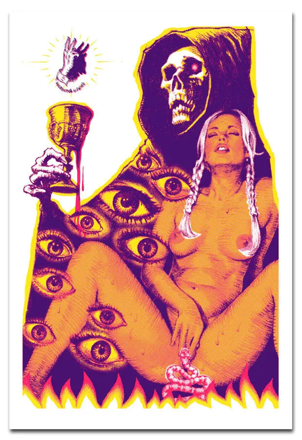 "One Room Sex Sabbato " Silk Screen Print 1