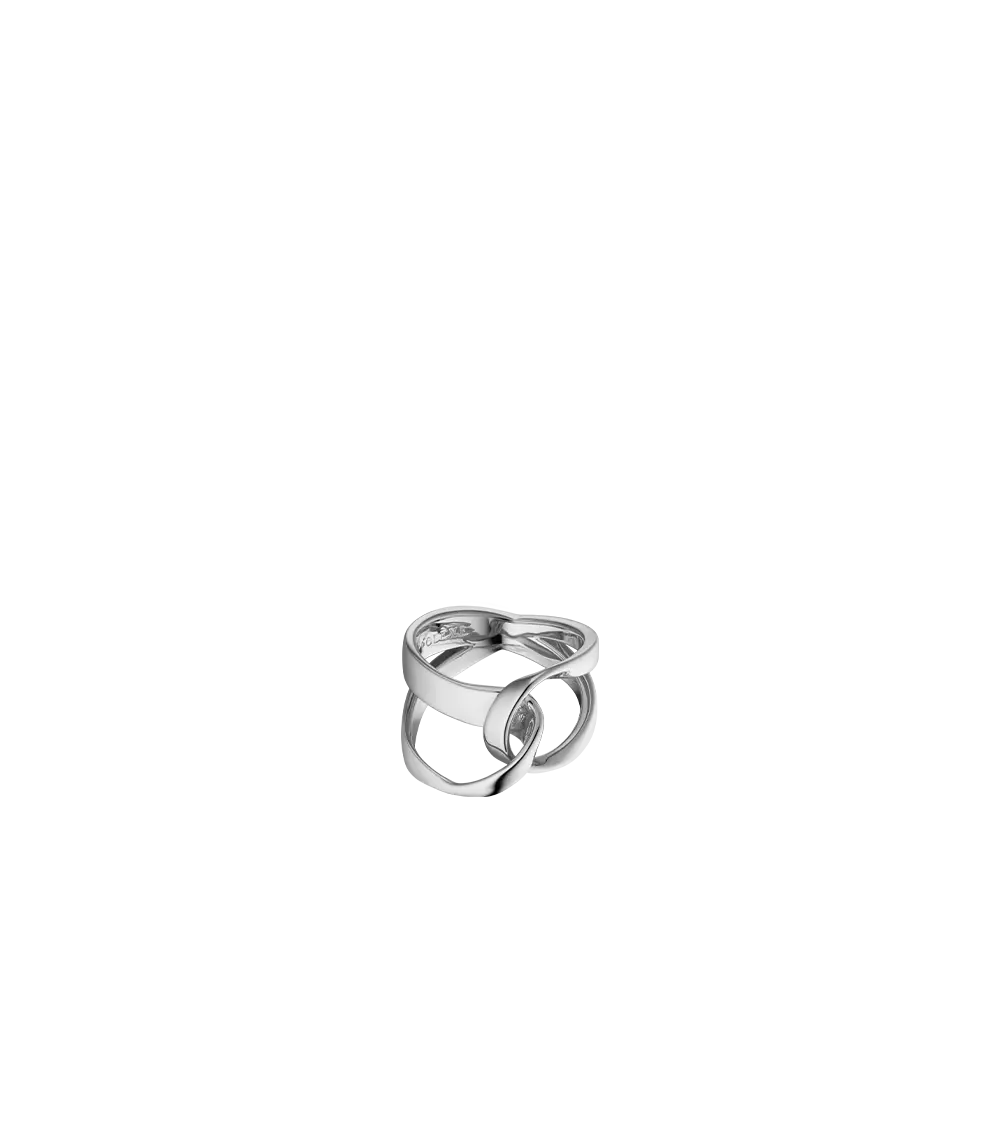 Éole Ring - Silver In Rhodium Plated Brass 1