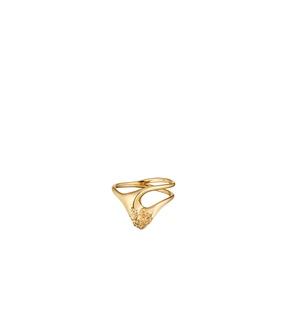 Eroz Fine Ring - 24 Carat Gold Gilded 1