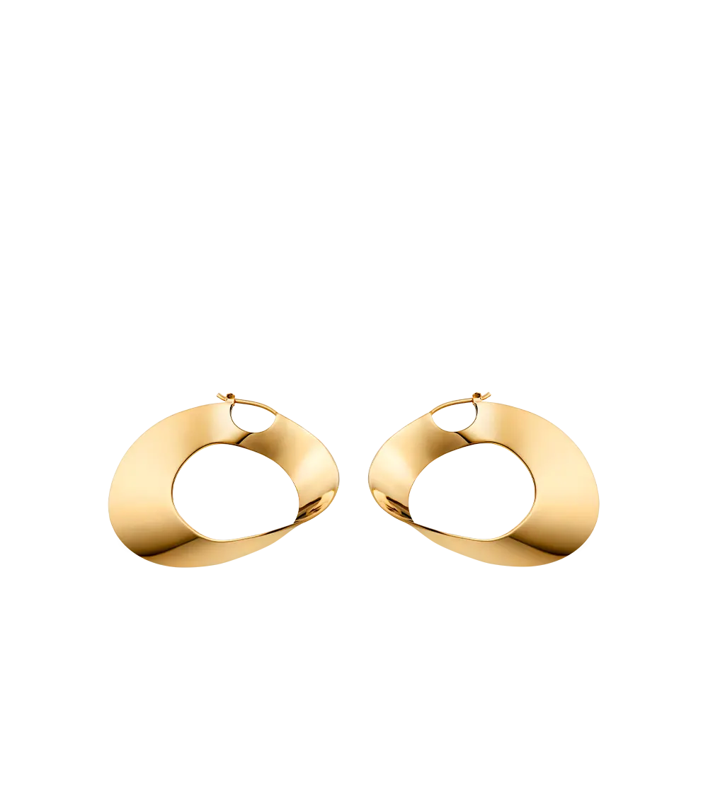 Éole Hoop Earrings - 24 Carat Gold Gilded 1