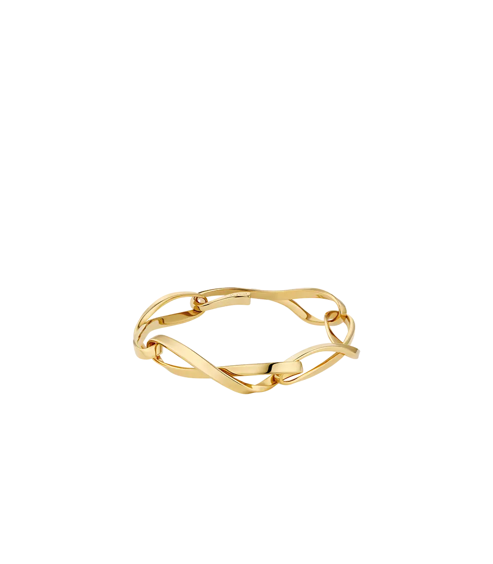 Éole Chain Bracelet - Gold In 24-Carat Gold Gilding 1