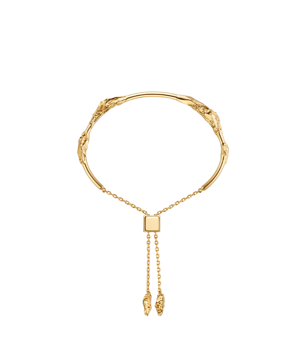 Eroz Bangle - 24 Carat Gold Gilded 1