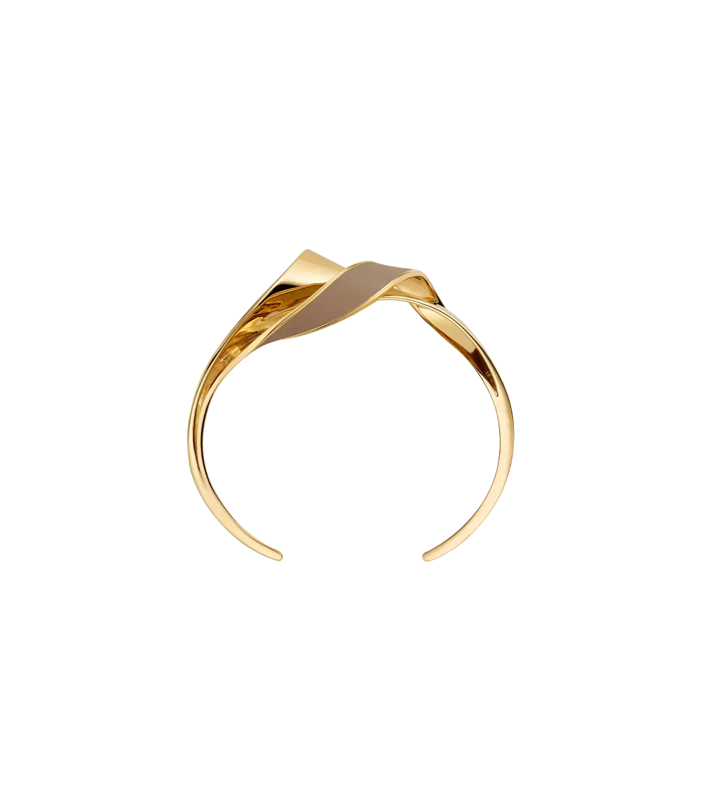 Éole Cuff - Taupe Leather 1