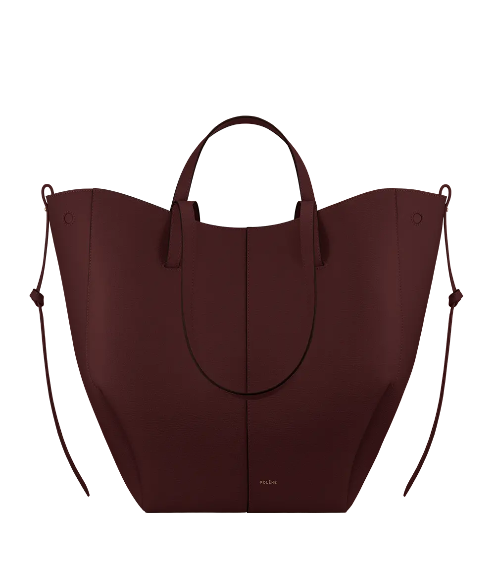 Cyme Tote - Textured Black Cherry 1