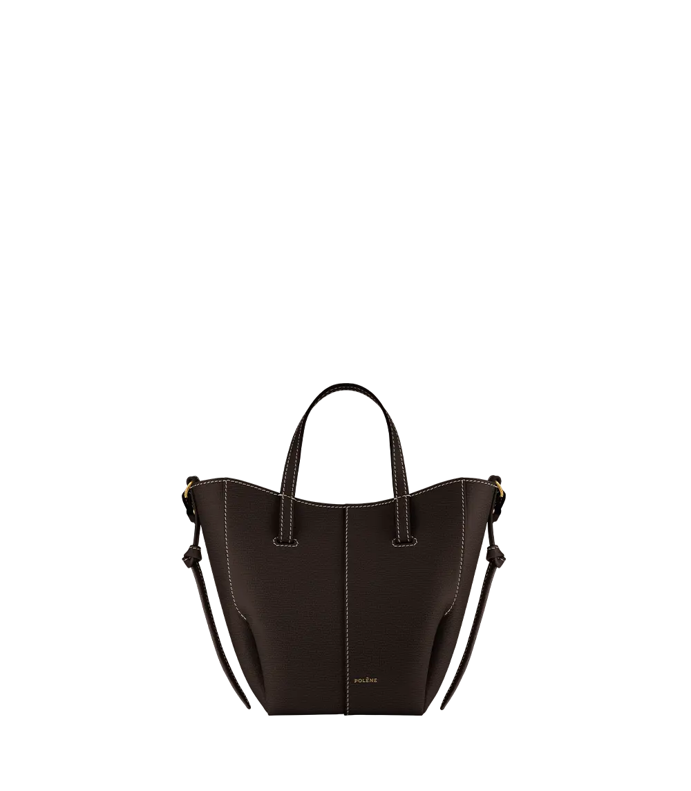Cyme Tote Nano - Textured Ebony 1
