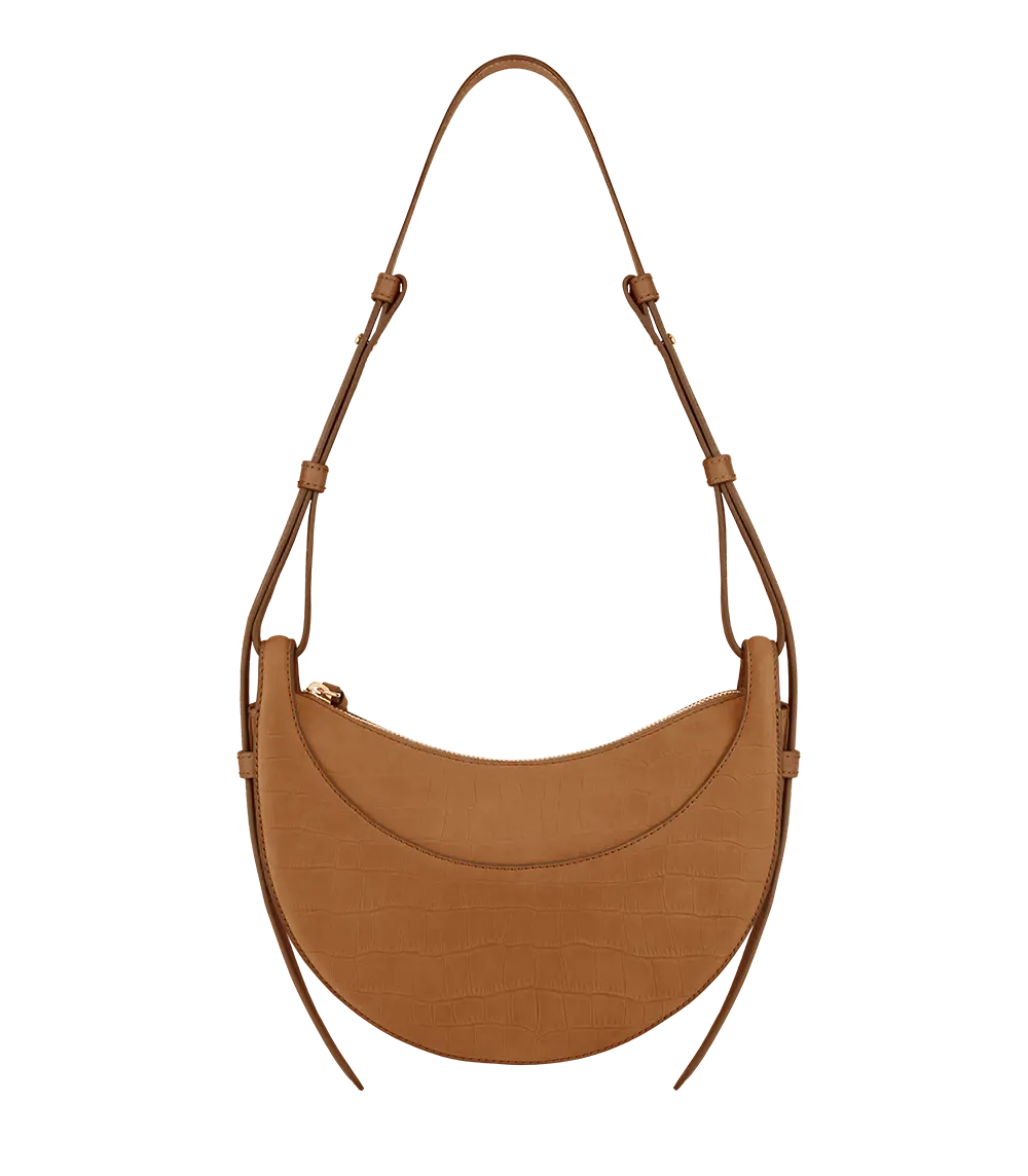 Numéro Dix - Crocodile Nubuck Cinnamon 1