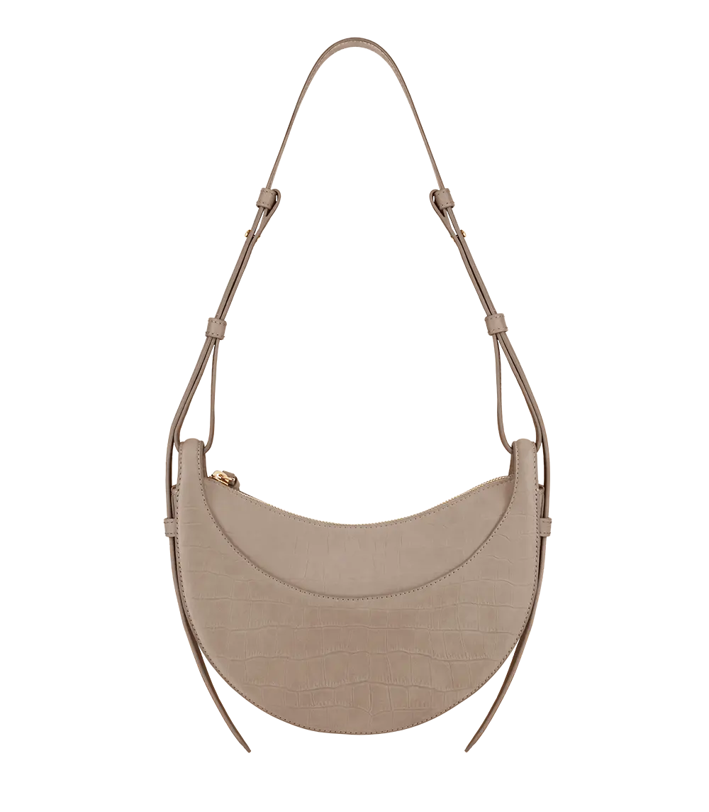 Numéro Dix - Crocodile Nubuck Taupe 1