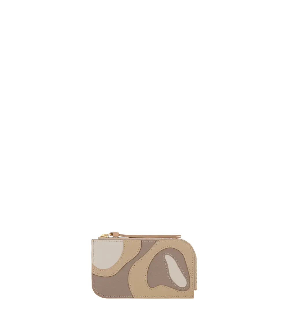 Atla Card Holder - Trio Taupe 1