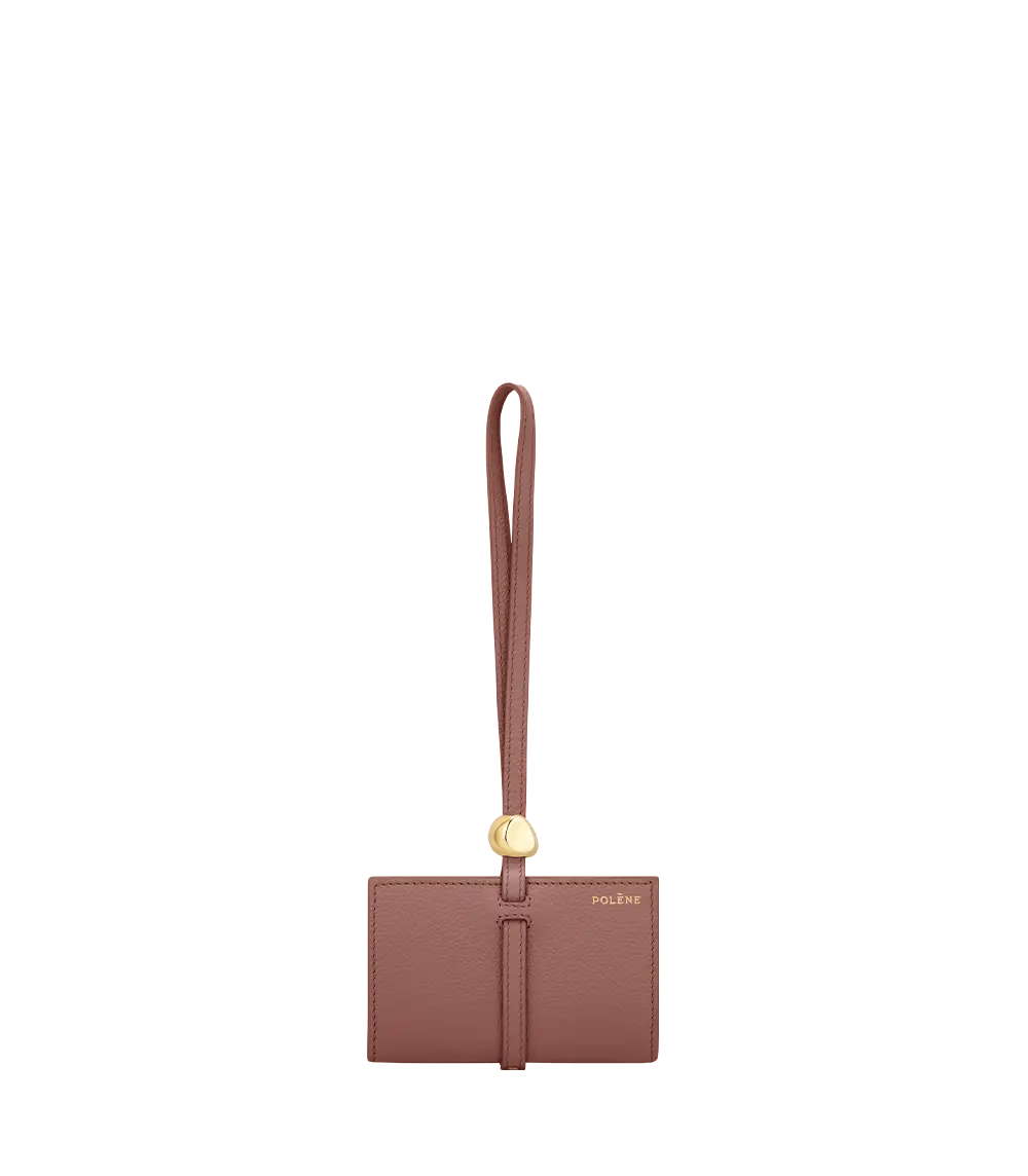 Kayé Card Holder - Textured Duo Blush 1