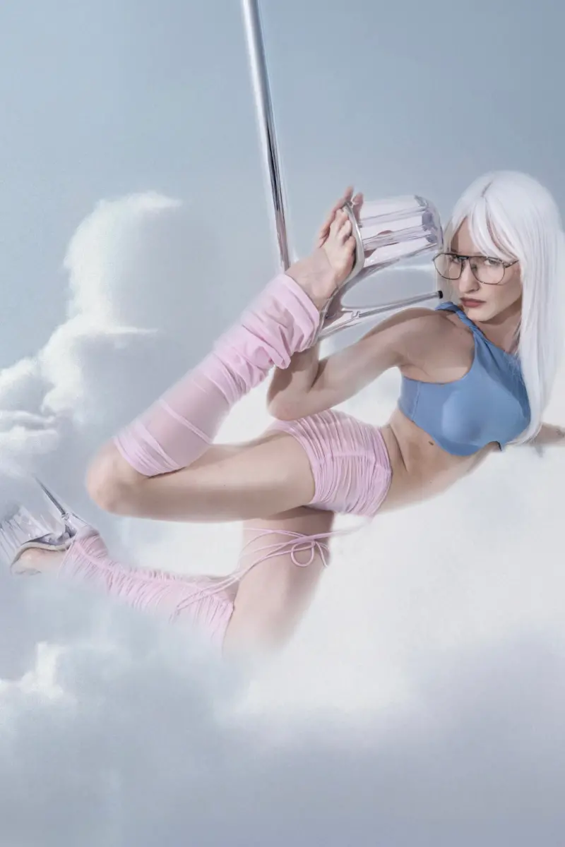 Mæd Pray Harder Leg Warmers - Pink 1
