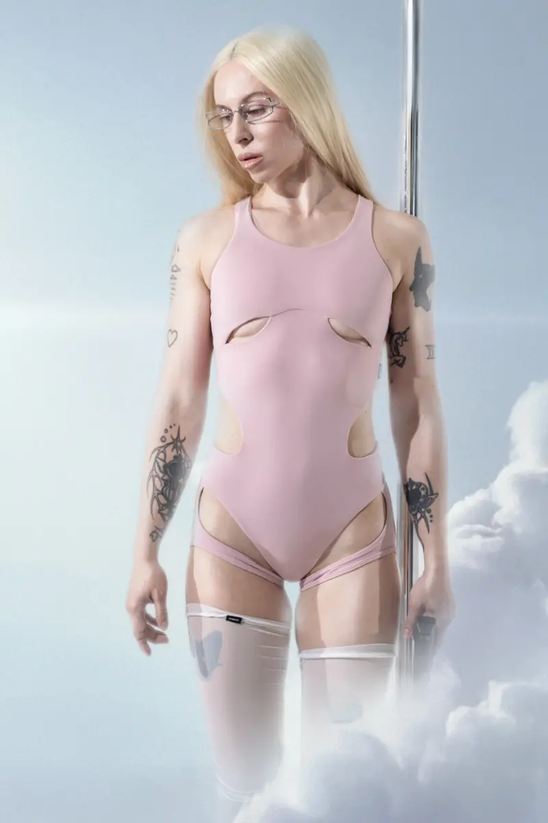 Mæd Obscura Bodysuit - Pink 1