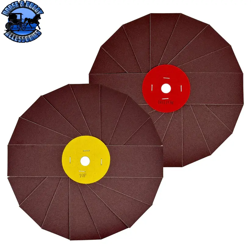 10" Abrasive Pinwheel (3 Pack) (Choose Grit) 1