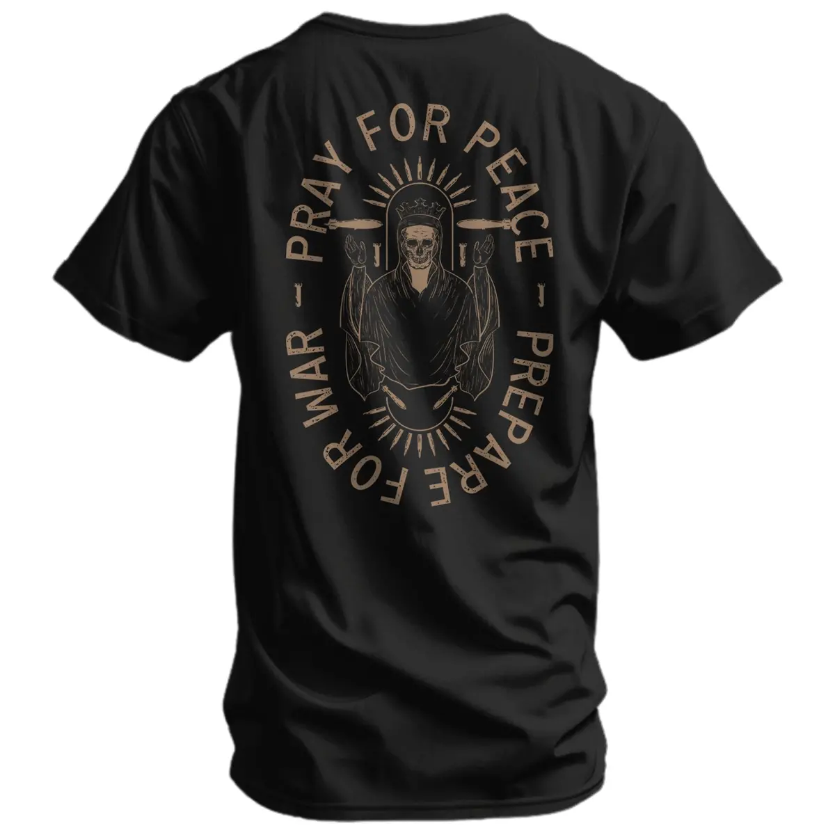 Pray For Peace. Prepare For War. Men's T-Shirt 1