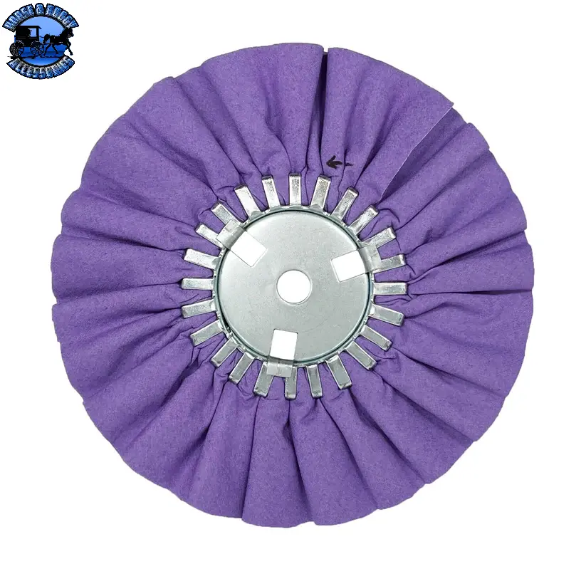 10" 20-Ply N5 Predator Airway Buffing Wheels (5 Pack) (Choose Color) (Choose Center Plate) 15