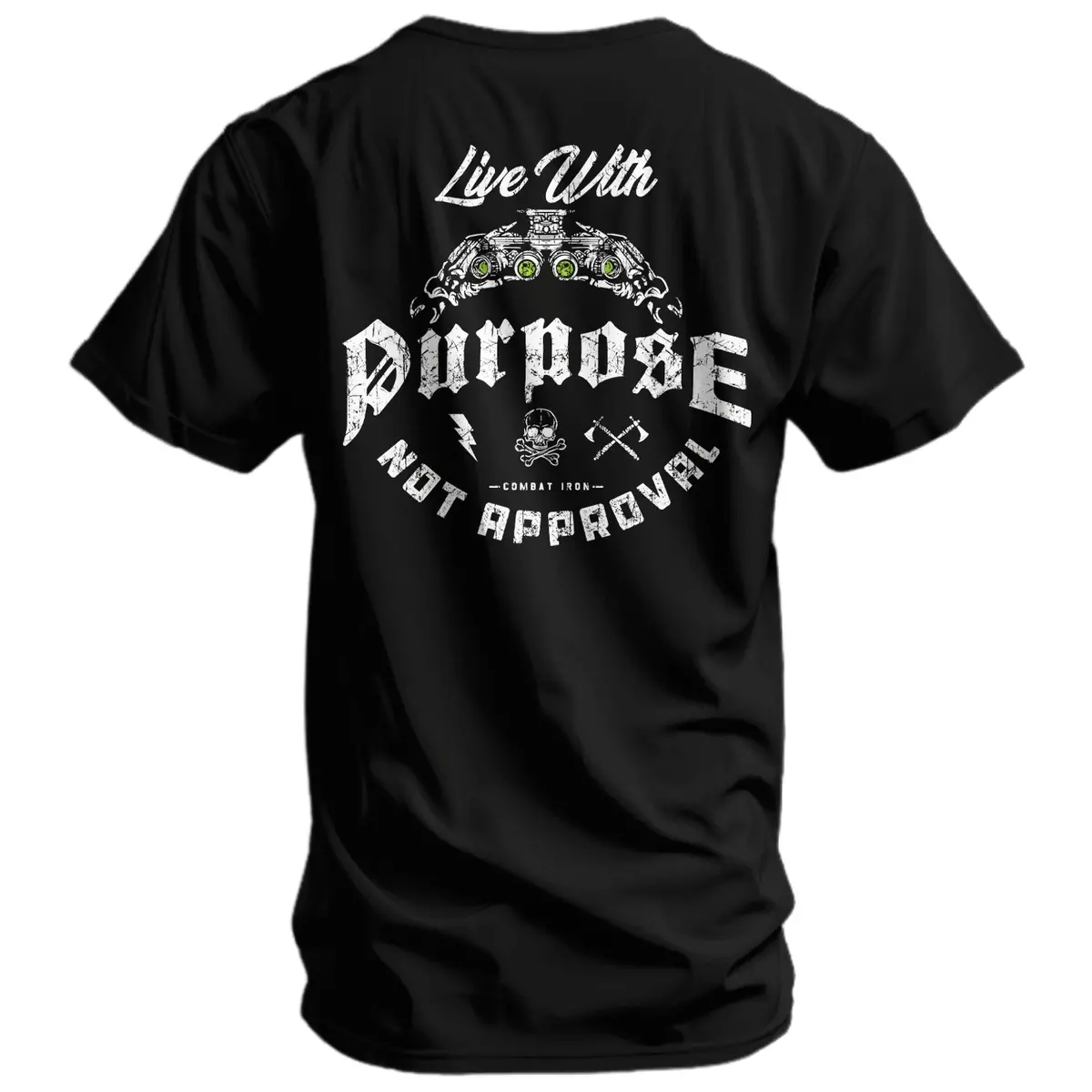 Live With Purpose. Not Approval Men's T-Shirt 1