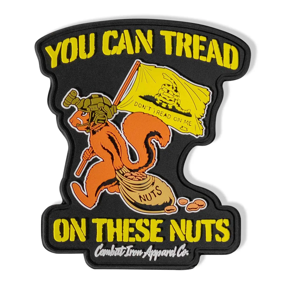 You Can Tread On These Nuts Tactical Squirrel Pvc Patch 1