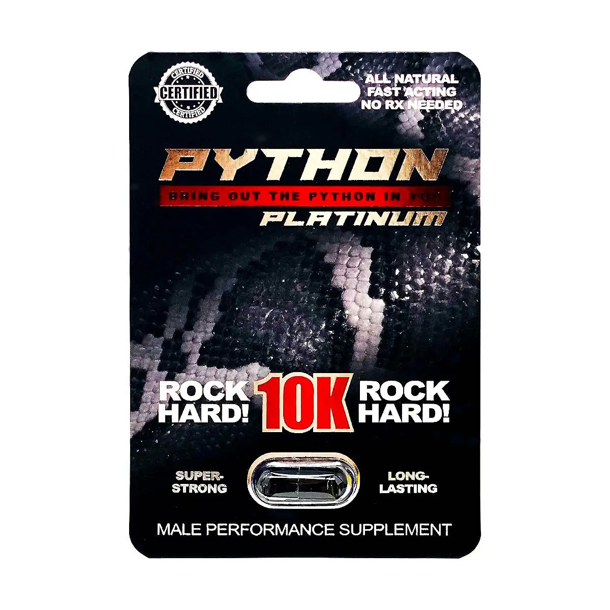 Python 10K Platinum Enhancement Pill 1