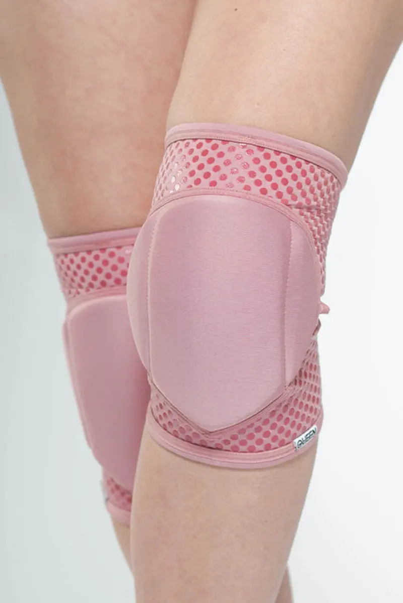 Queen Wear Grippy Kneepads - Dusty Rose 1
