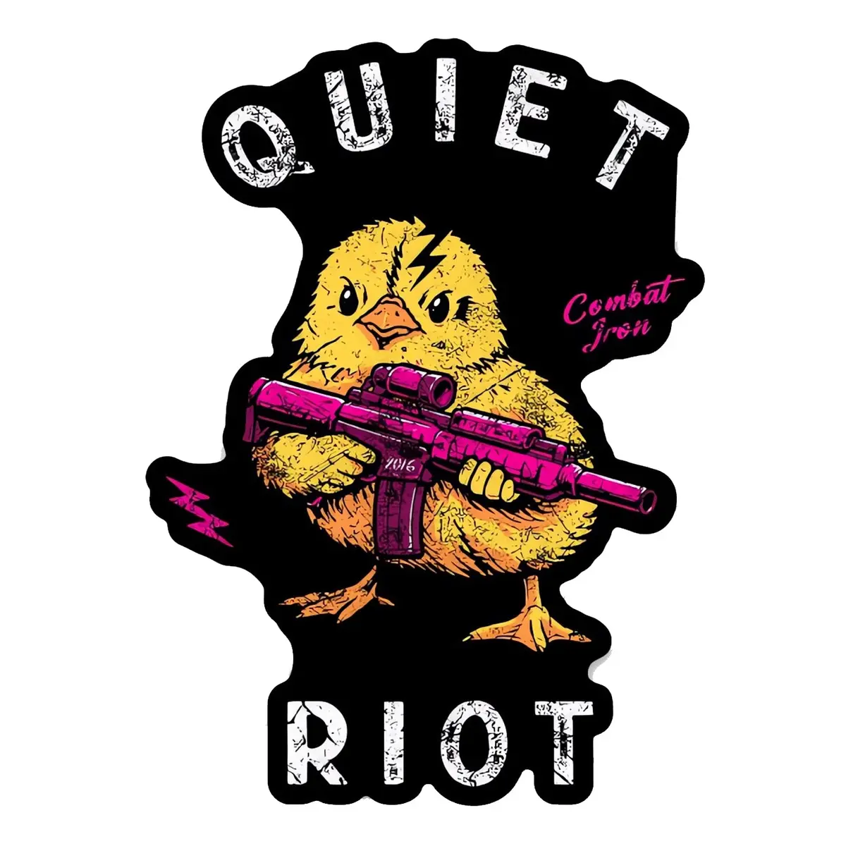 Quiet Riot Duck Decal 1