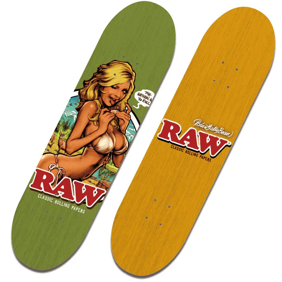 "Raw Girl" Skate Deck 1