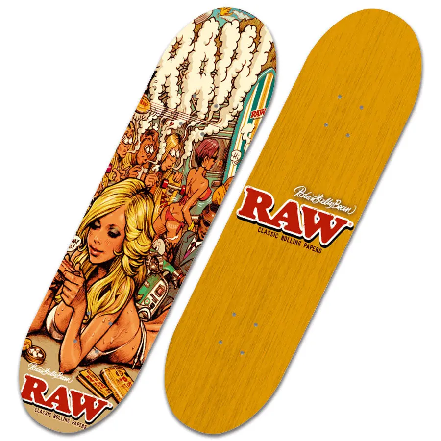 "Raw Girl Summer" Skate Deck 1