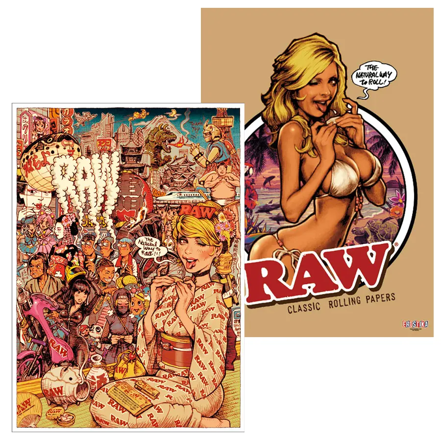 "Raw Girl Japanesque" Double Sided Poster 1