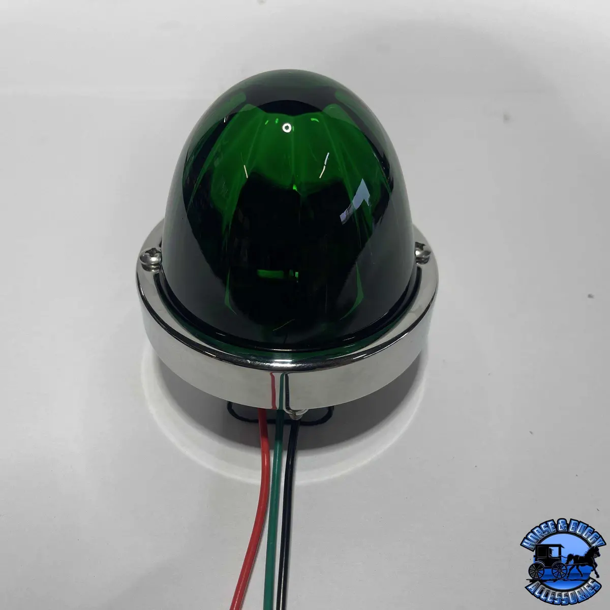 3 Wire 3157 Bulb-Sealed Green Lens Glass Watermelon Kit (Bulb Not Included) #Nu-3157-Lg 1