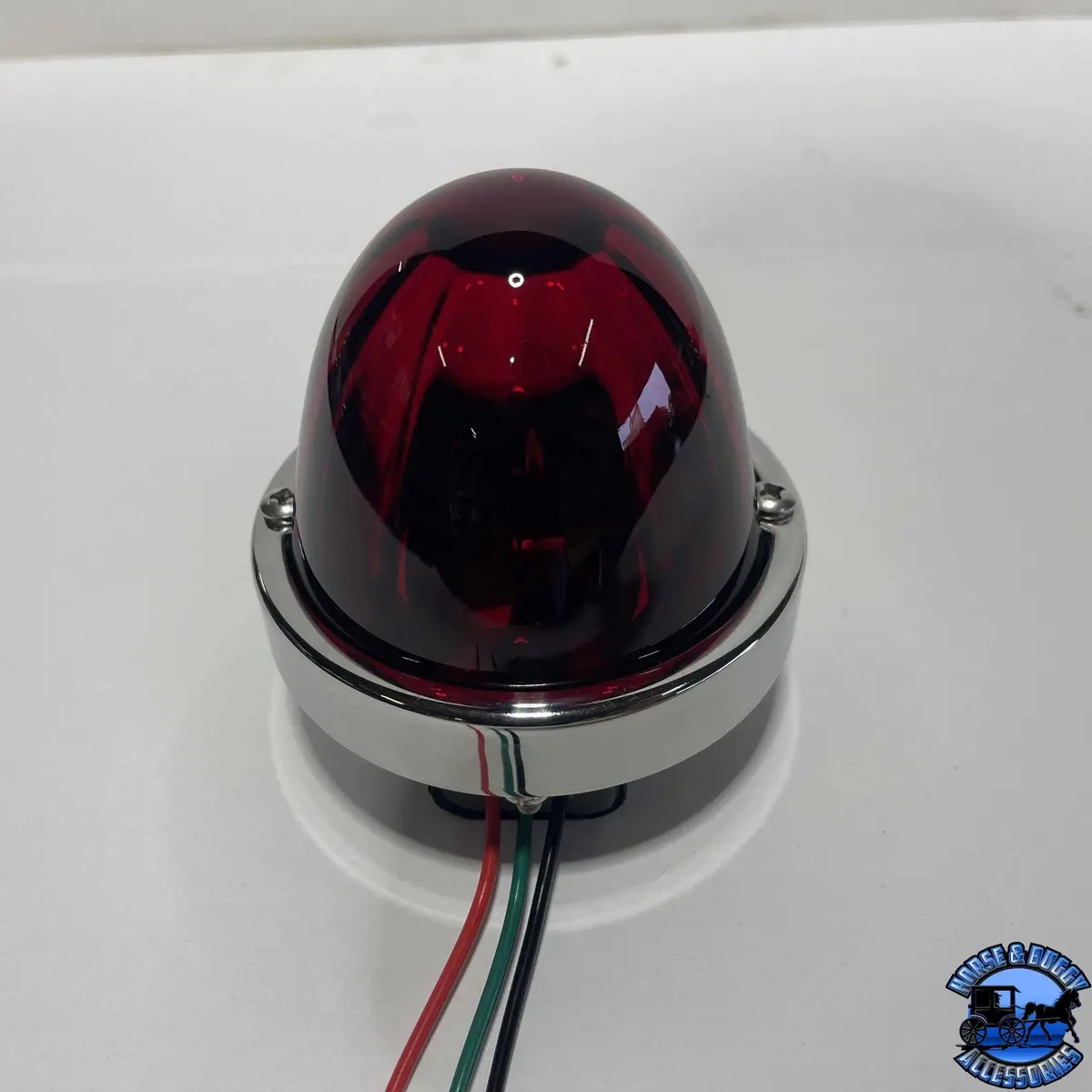3 Wire 3157 Bulb-Sealed Red Lens Glass Watermelon Kit (Bulb Not Included) #Nu-3157-Lr 1