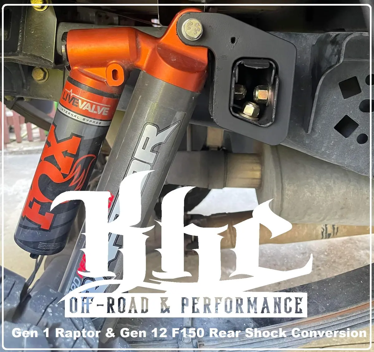 Gen12 F150/Raptor To Gen 2 Raptor Rear Shock Conversion Bracket (Pair) 1