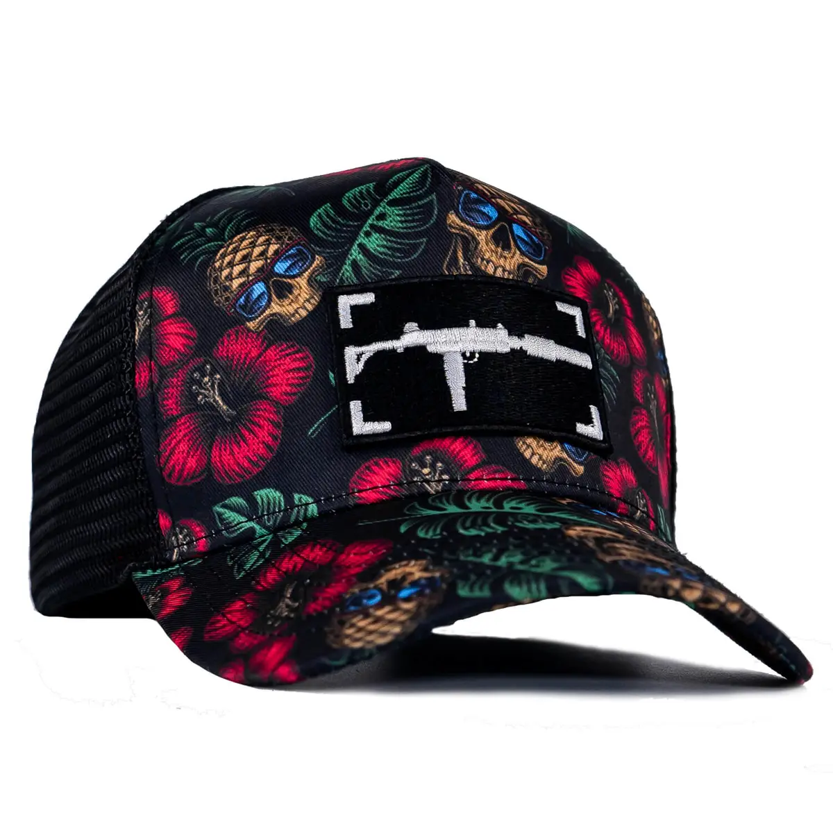 Uzi Patch Black Pineapple Express Flatbill Snapback Hat 1
