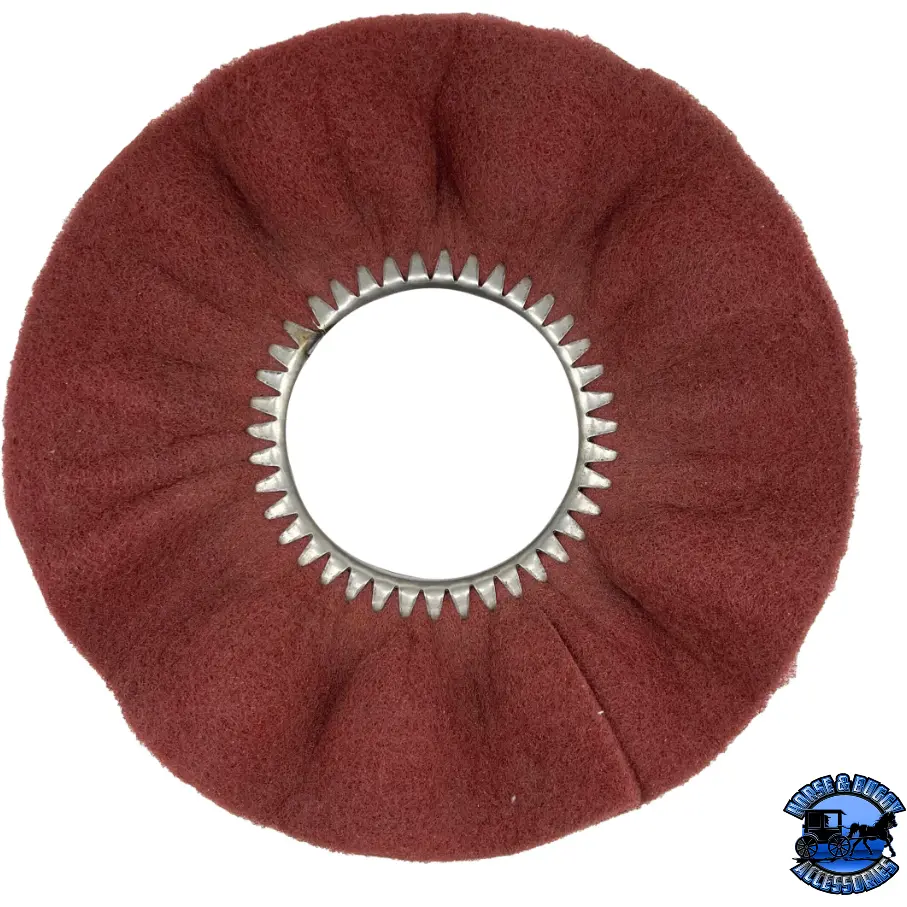 Renegade Maroon 14" Satin Buffing Wheel For Polishing Machines 320-400 Grit 2