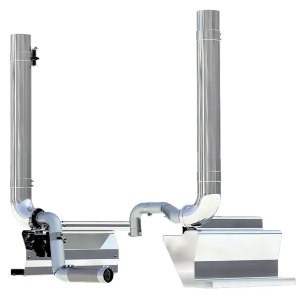 #Kww18-Ak85cp 2018+ Kenworth (Patented Ak Lite) 8" Reduced To 5" Def Hookup Kit(With Step Box Covers) 1