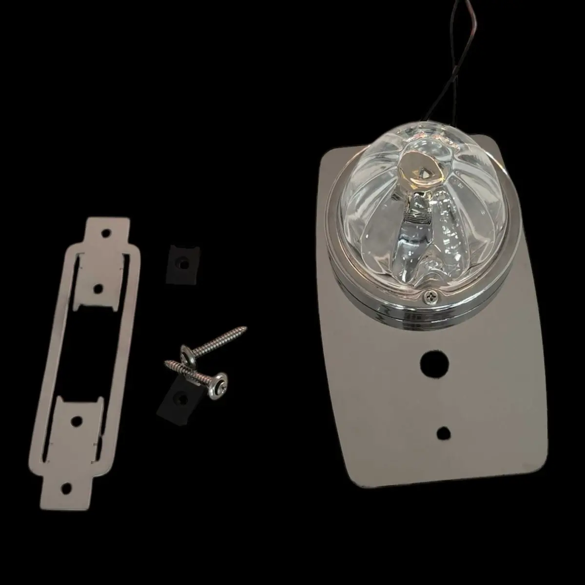 Ss-1052 Kenworth T680/T880/W900 & Peterbilt 579/589 Headliner Dome Light W/ (1) Wm Light Hole (1) Switch Hole 1