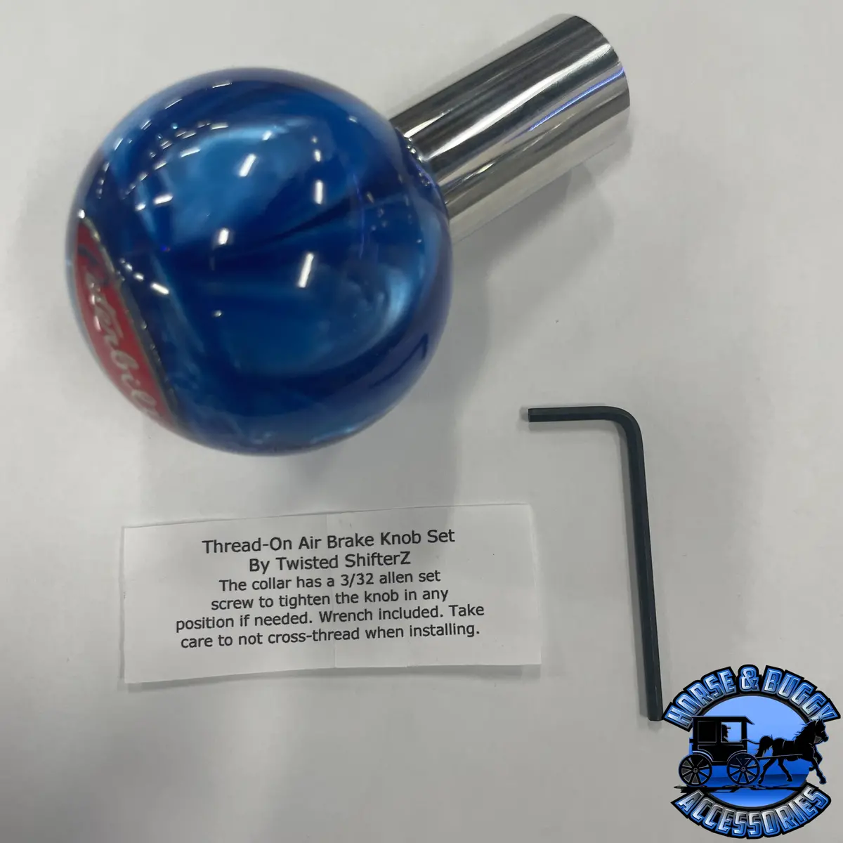 Glitter Brake Knobs (5/8"-11 Female Threads) Twisted Shifterz (Choose Color) 3