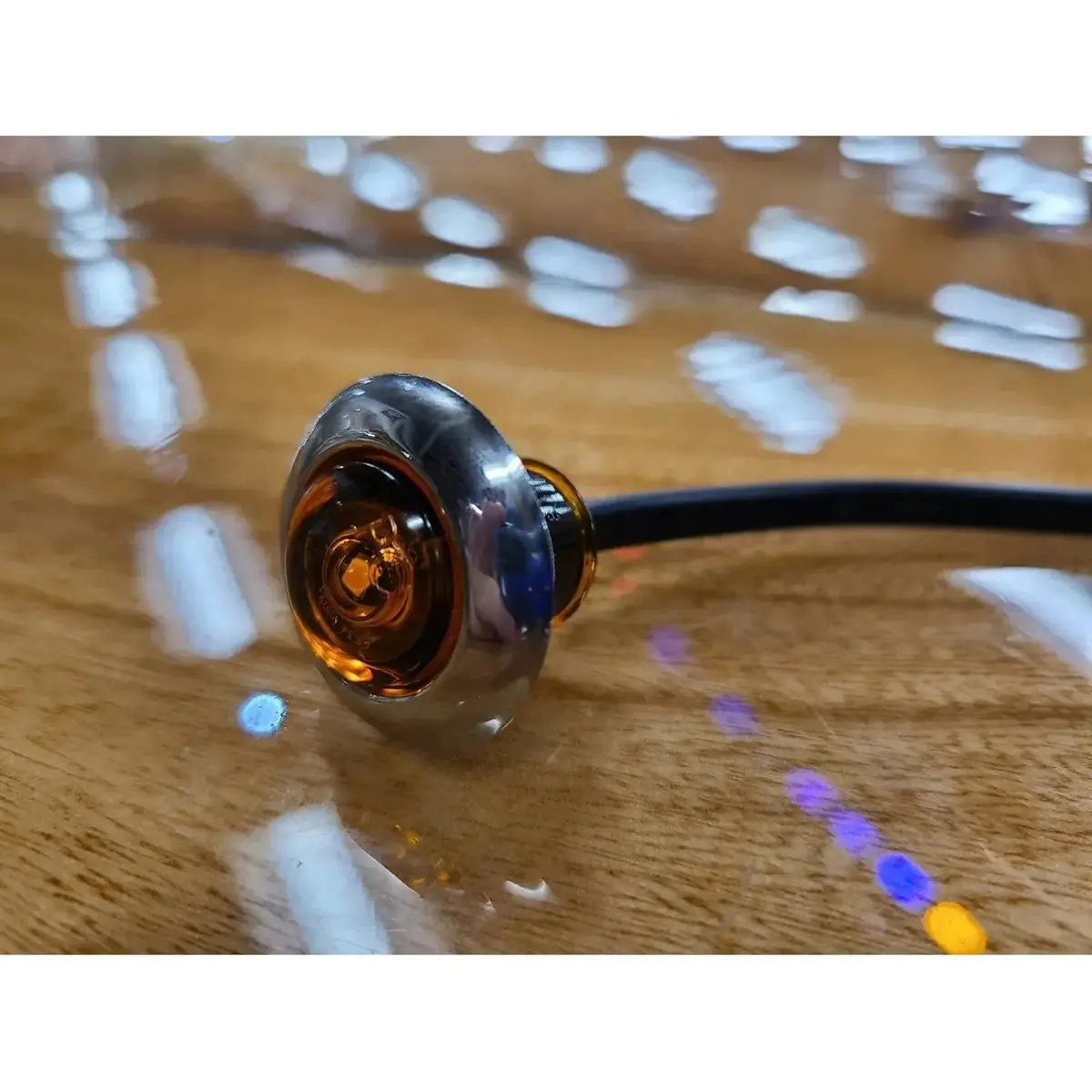 Tecniq 3/4" Mini Pc Sidemarker Light W/180 Bullet Plugs (Choose Color) 1
