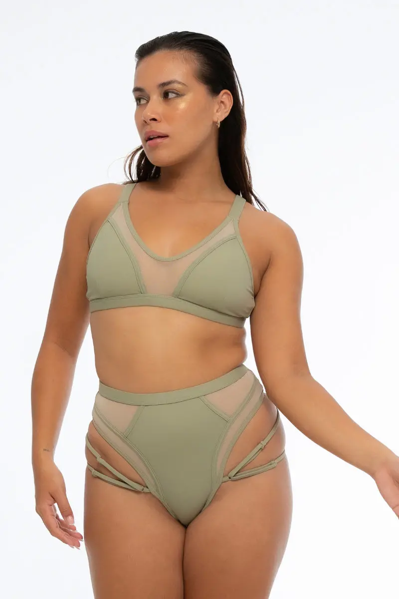 Nona Perkasa Solace Bottoms - Light Sage 1