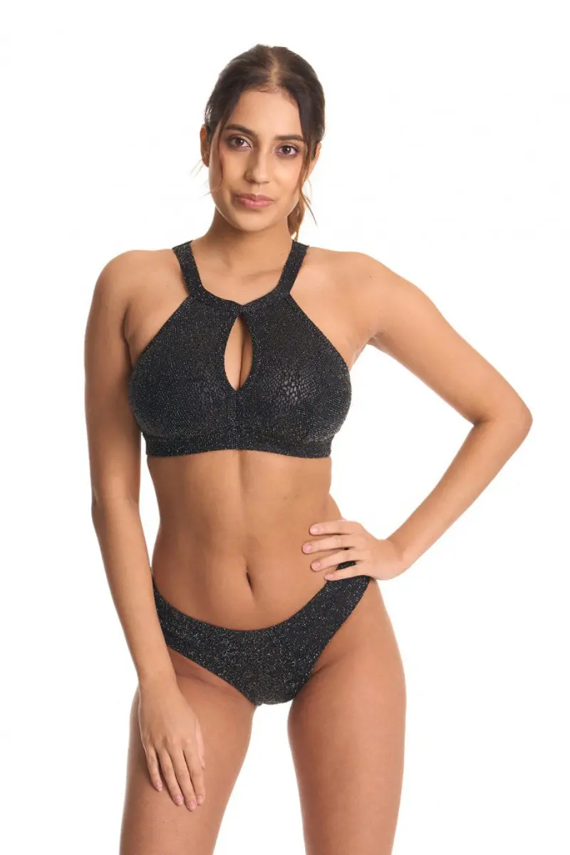 Bandurska Selfie Worthy Bottoms - Shimmery Black 1