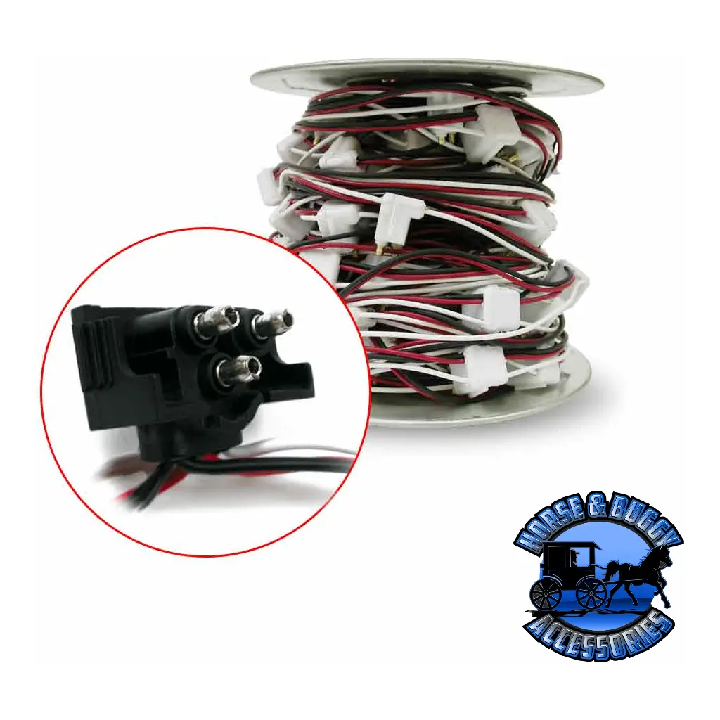 B612 Male Wire Harness With 12″ Connector Spacing – 3 Prong | 100 Ft. Spool (92 Plugs) 1