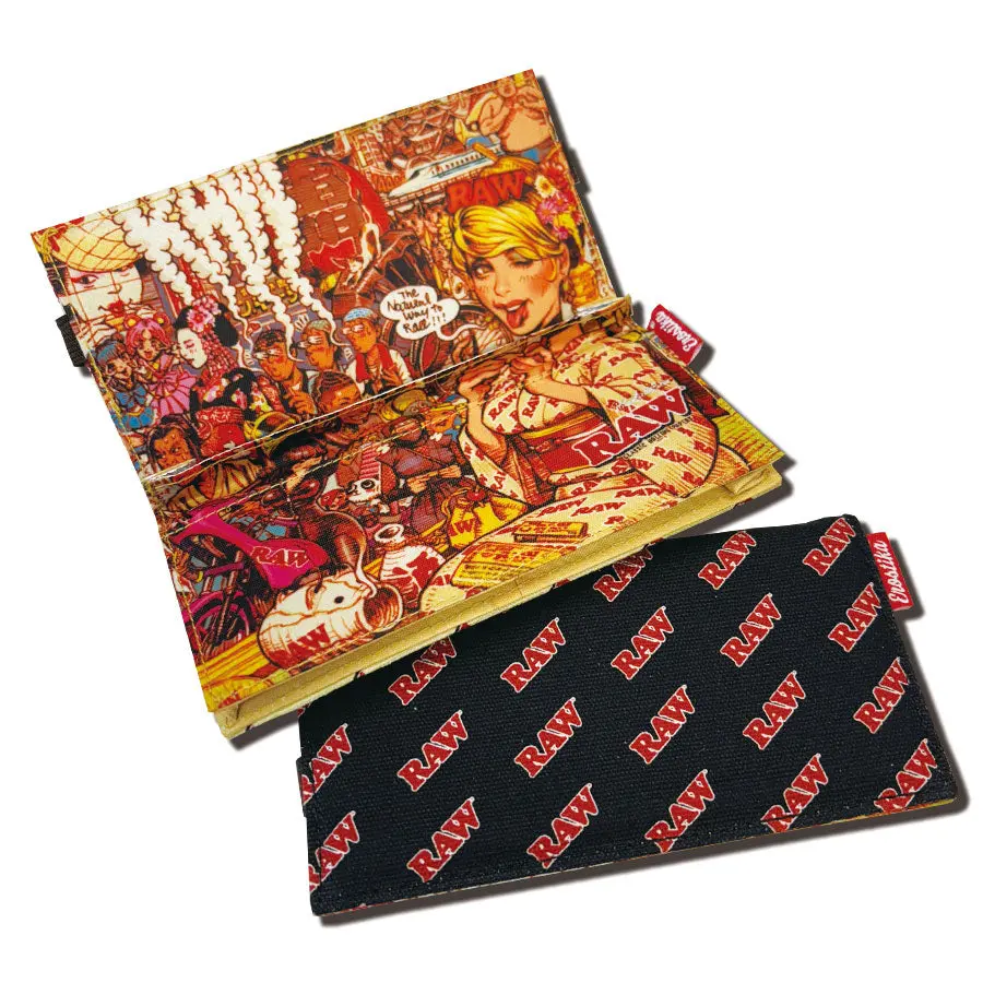 "Raw Girl Japonesque" Shag Pouch 1