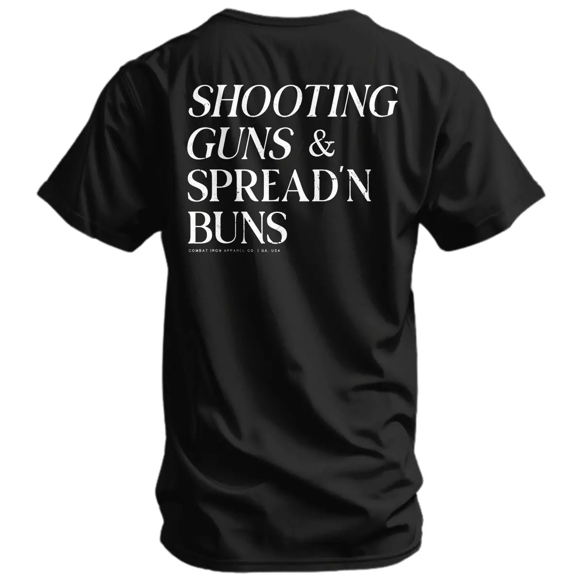 Shooting Guns & Spread'n Buns Men's T-Shirt 1