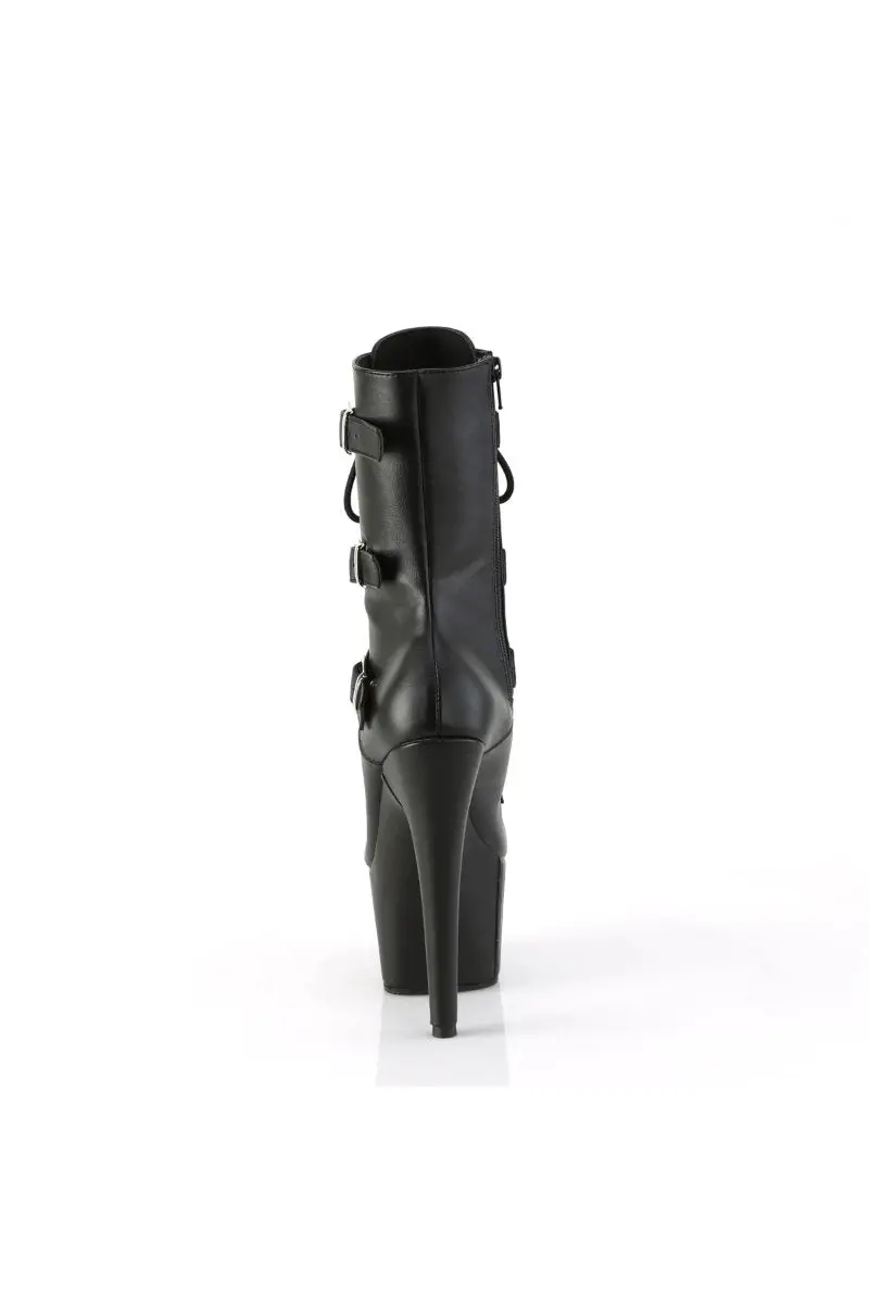 Pleaser Usa Adore-1043 7Inch Boots - Matte Black 4