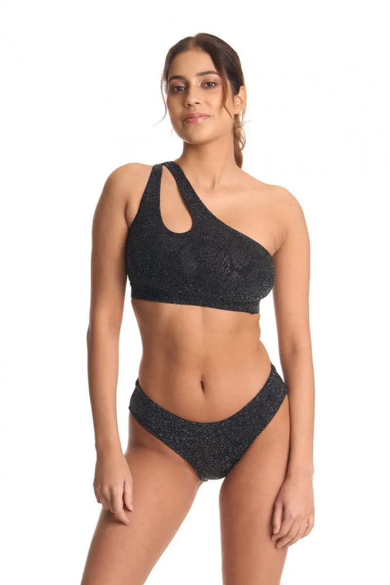 Bandurska Someday Top - Shimmery Black 5